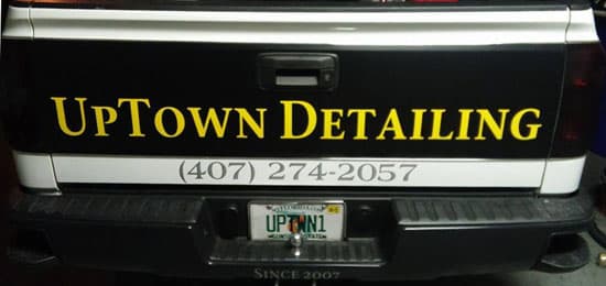 Custom Vinyl Lettering For Vehicle And Trailer