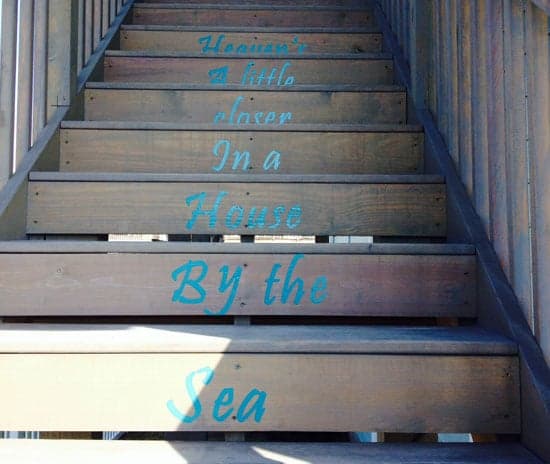 Custom Vinyl Lettering For Steps