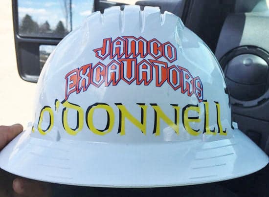 Custom Vinyl Hard Hat Decals