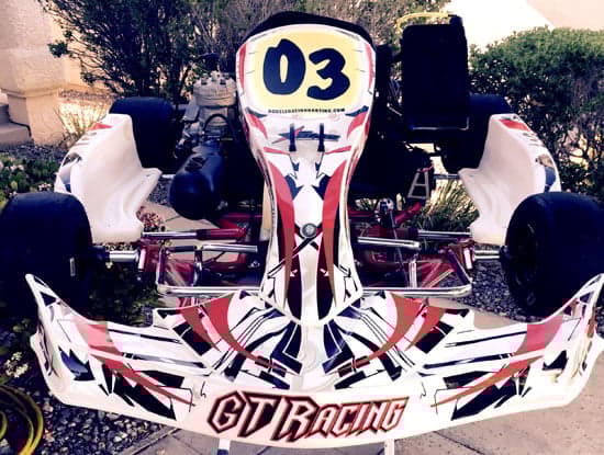Custom Vinyl Decal For Go Kart