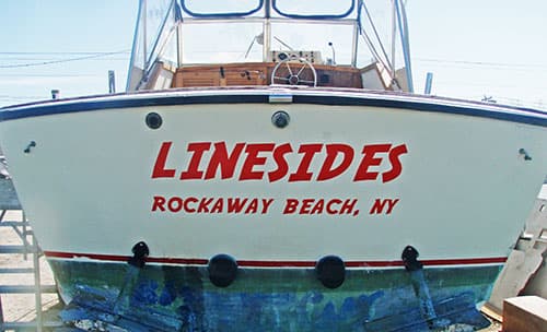 Custom Vinyl Boat Name