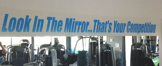 Custom Vinyl Lettering For Gym Walls