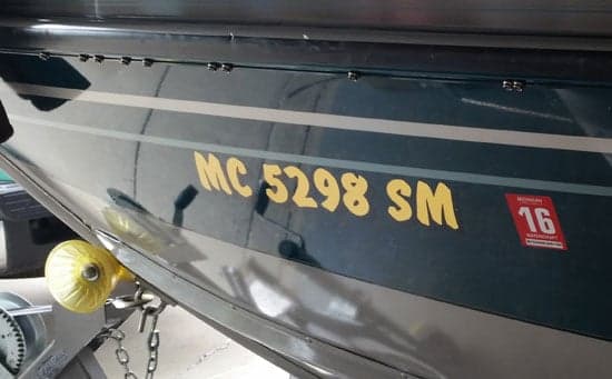 Custom Vinyl Boat Registration Custom Vinyl Boat Registration