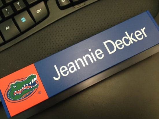 Custom Vinyl Name For Nameplate