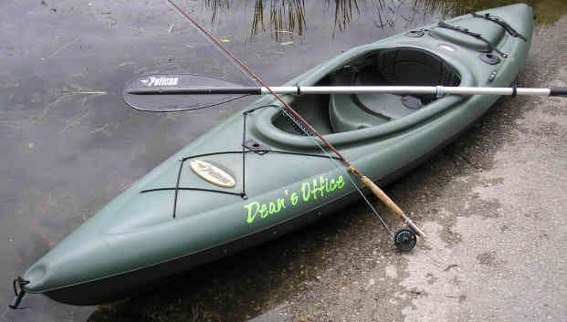 Custom Lettering on Kayak Custom Lettering on Kayak