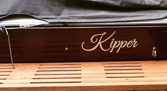 Custom Vinyl Boat Lettering