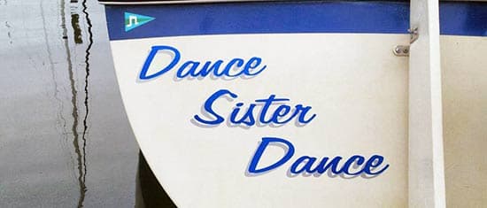 Custom Vinyl Boat Name