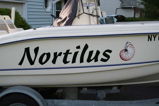 Boat Lettering Boat Lettering