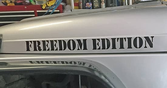 Custom Vehicle Vinyl Lettering