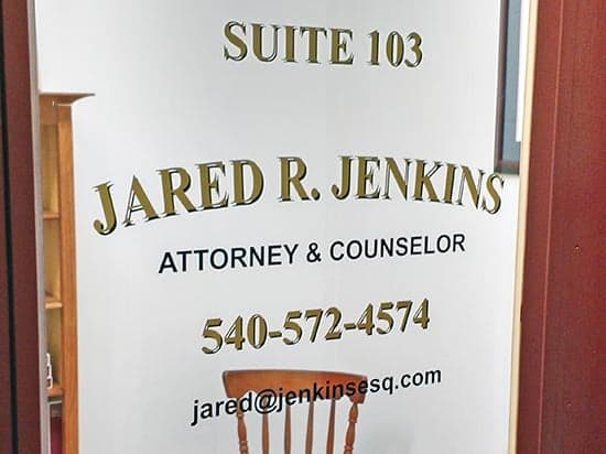 Custom Vinyl Window Lettering