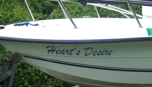 Boat Lettering