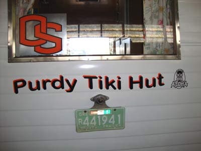 Vinyl Lettering on Trailer