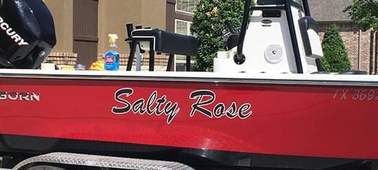 Vinyl Boat Name Vinyl Boat Name