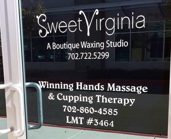 Custom Vinyl Logo And Lettering For StoreFront Window Custom Vinyl Logo And Lettering For StoreFront Window