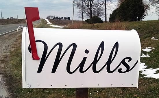 Cusotm Vinyl Lettering For Mailbox Cusotm Vinyl Lettering For Mailbox