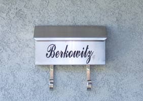 Vinyl Mailbox Lettering and Numbers