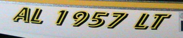 Close Up Pic - Boat Numbers Close Up Pic - Boat Numbers