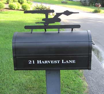 Vinyl Mailbox Lettering