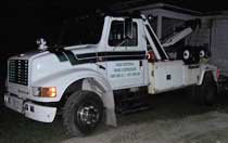 Vinyl lettering on Tow Truck Vinyl lettering on Tow Truck