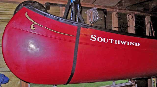 Vinyl Lettering on a Canoe Vinyl Lettering on a Canoe
