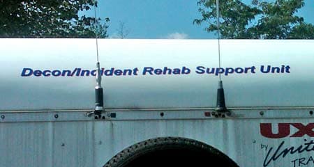 Lettering on a Trailer Lettering on a Trailer