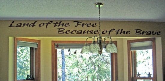 Custom Vinyl Wall Lettering