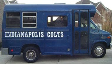 Vinyl Lettering on a Bus