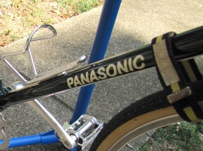Custom Vinyl Lettering on a Bicycle Custom Vinyl Lettering on a Bicycle