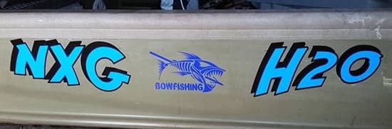 Custom Vinyl Boat Lettering
