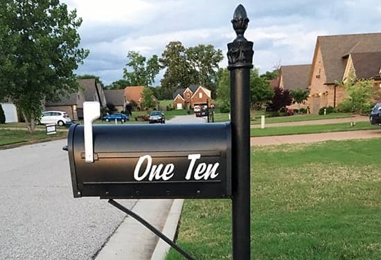 Custom Vinyl Lettering For Mailbox