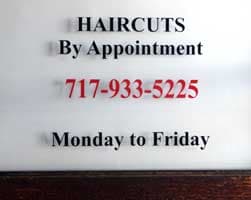 Custom Lettering on signs
