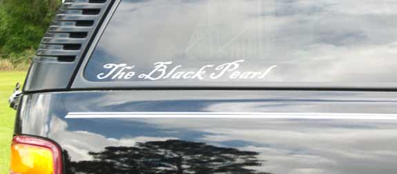 Vehicle Lettering