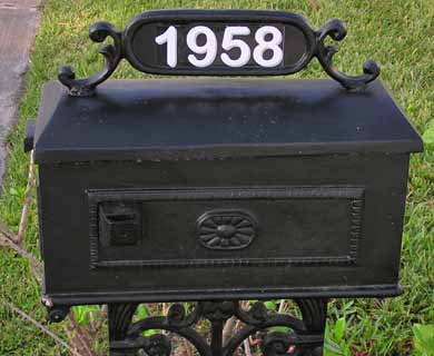 Customer Picture - Mailbox Numbering Customer Picture - Mailbox Numbering