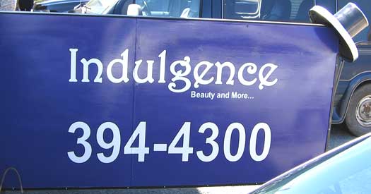 Vinyl Lettering for a sign