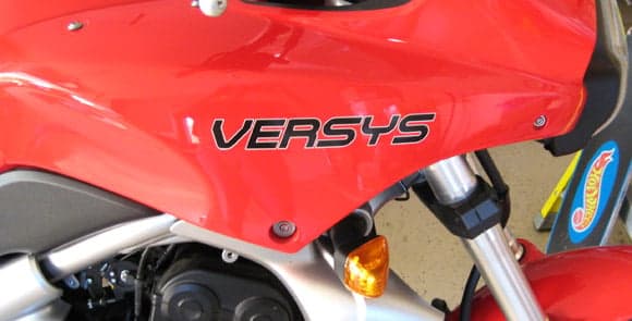 Custom Vinyl Lettering on a Motorcycle