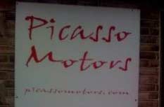 Close up view - Business sign lettering Close up view - Business sign lettering