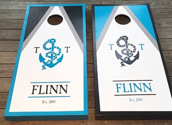 Custom Vinyl Decals For Cornhole Board Custom Vinyl Decals For Cornhole Board