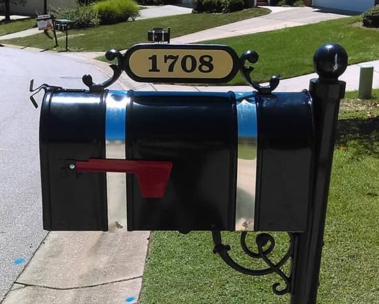 Custom Vinyl Mailbox Numbers Custom Vinyl Mailbox Numbers