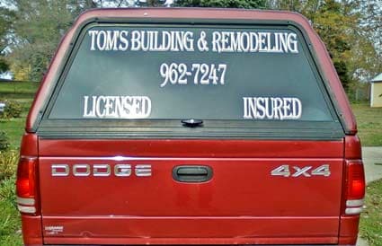 Vinyl vehicle lettering Vinyl vehicle lettering