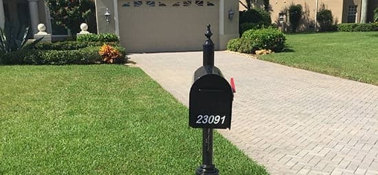 Custom Mailbox Number Custom Mailbox Number