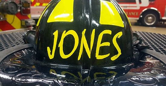 Custom Vinyl Name For Fire Helmet Custom Vinyl Name For Fire Helmet