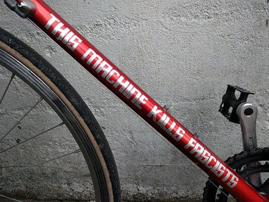Custom Vinyl Lettering For Bicycle