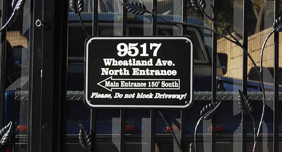 Custom Vinyl Lettering For Fence Sign Custom Vinyl Lettering For Fence Sign