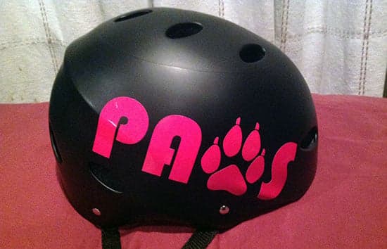 Custom Vinyl Lettering For Helmet