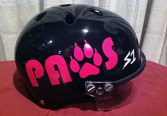 Custom Vinyl Logo For Roller Derby Helmet