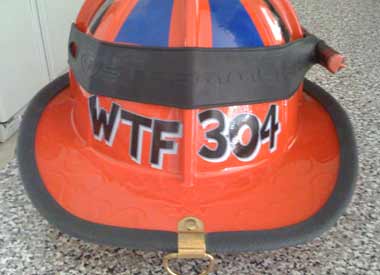 Lettering for Fire Helmet Lettering for Fire Helmet