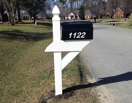 Custom Vinyl Mailbox Numbers Custom Vinyl Mailbox Numbers
