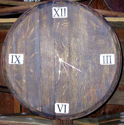 Vinyl letters used on a clock Vinyl letters used on a clock
