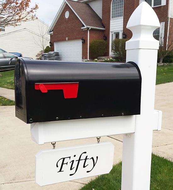 Custom Vinyl Mailbox Lettering Custom Vinyl Mailbox Lettering