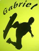 Custom wall lettering and graphic Custom wall lettering and graphic